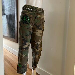 Marc Jacobs camo detail pants